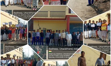 School Students Participate in Vrihad Swachhta Abhiyan in Haridwar