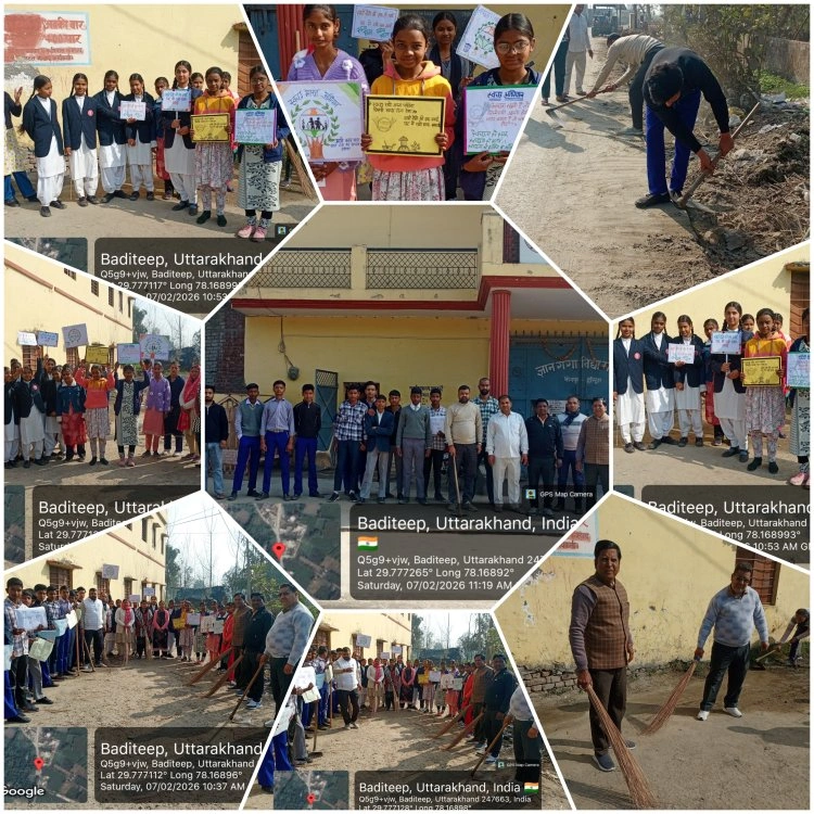 School Students Participate in Vrihad Swachhta Abhiyan in Haridwar