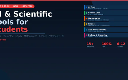 कक्षा 6 से 12 के छात्रों के लिए सर्वश्रेष्ठ Free AI और Scientific Tools — Direct Links के साथ
