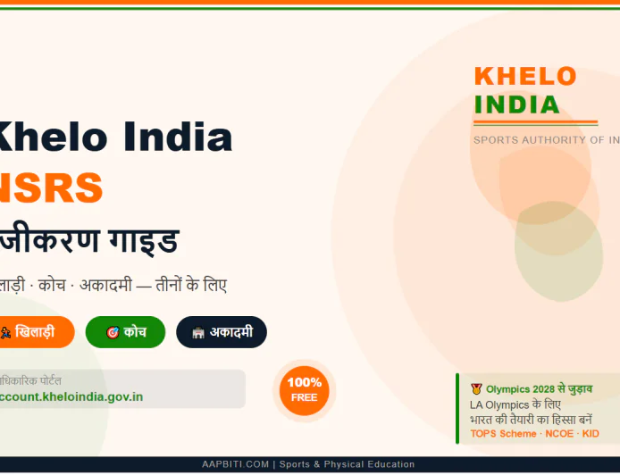 Khelo India NSRS Registration 2026-27: खिलाड़ी, कोच और अकादमी कैसे करें पंजीकरण — पूरी जानकारी