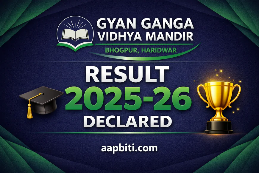 ज्ञान गंगा विद्या मंदिर परीक्षा परिणाम 2025-26 -1 अप्रैल  सुबह 9 बजे वितरित होगा