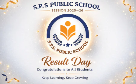 S.P.S. Public School Bhogpur: शैक्षणिक उत्कृष्टता और अभिभावकों के भरोसे का प्रतीक, वार्षिक परिणाम दिवस पर दिखा उत्साह