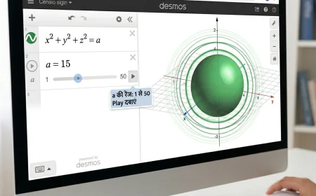 Desmos 3D Calculator Tutorial: गणित के समीकरणों से बनाएं 3D आकृतियाँ