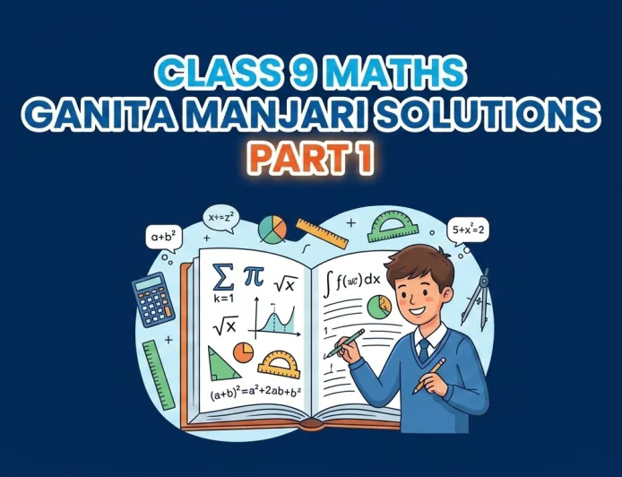 NCERT कक्षा 9 गणित मंजरी समाधान: भाग 1 (अध्याय 1-8) — विस्तृत व्याख्या एवं हल