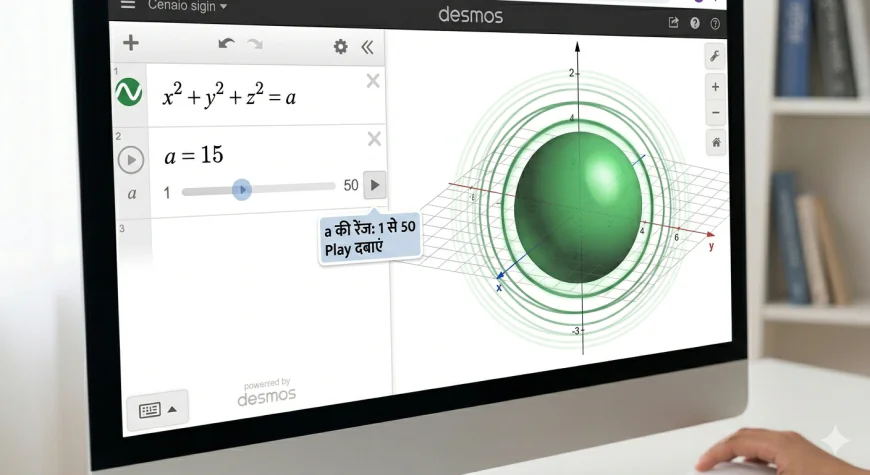 Desmos 3D Calculator Tutorial: गणित के समीकरणों से बनाएं 3D आकृतियाँ
