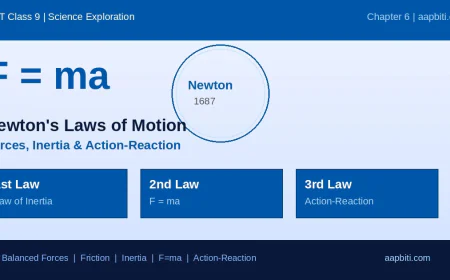 NCERT Class 9 Science Exploration Chapter 6 – बल और गति | न्यूटन के तीनों नियम हिंदी में | सम्पूर्ण व्याख्या