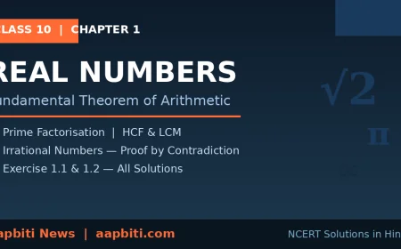NCERT Class 10 Maths Chapter 1 Real Numbers Complete Solutions in Hindi