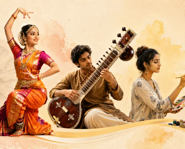 ccrt-sya-scholarship-2026-27-banner-showing-indian-classical-dancer-musician-and-painter