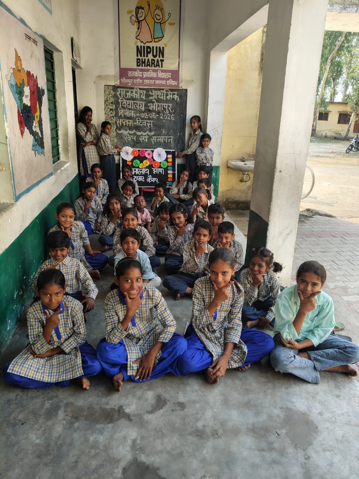 bhasha summer camp 2026  bhogpur primary school laksar block haridwar