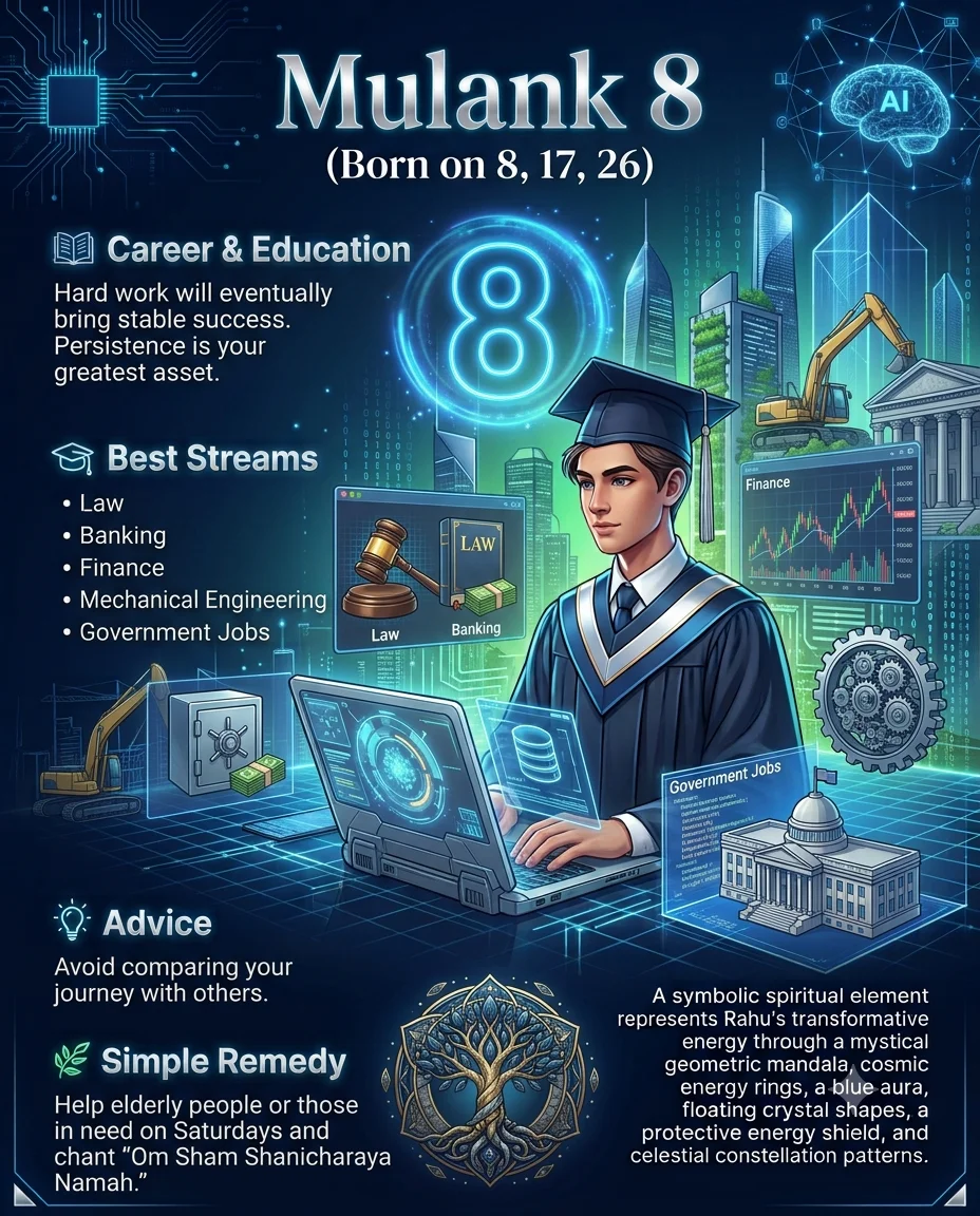 numerology mulank 8