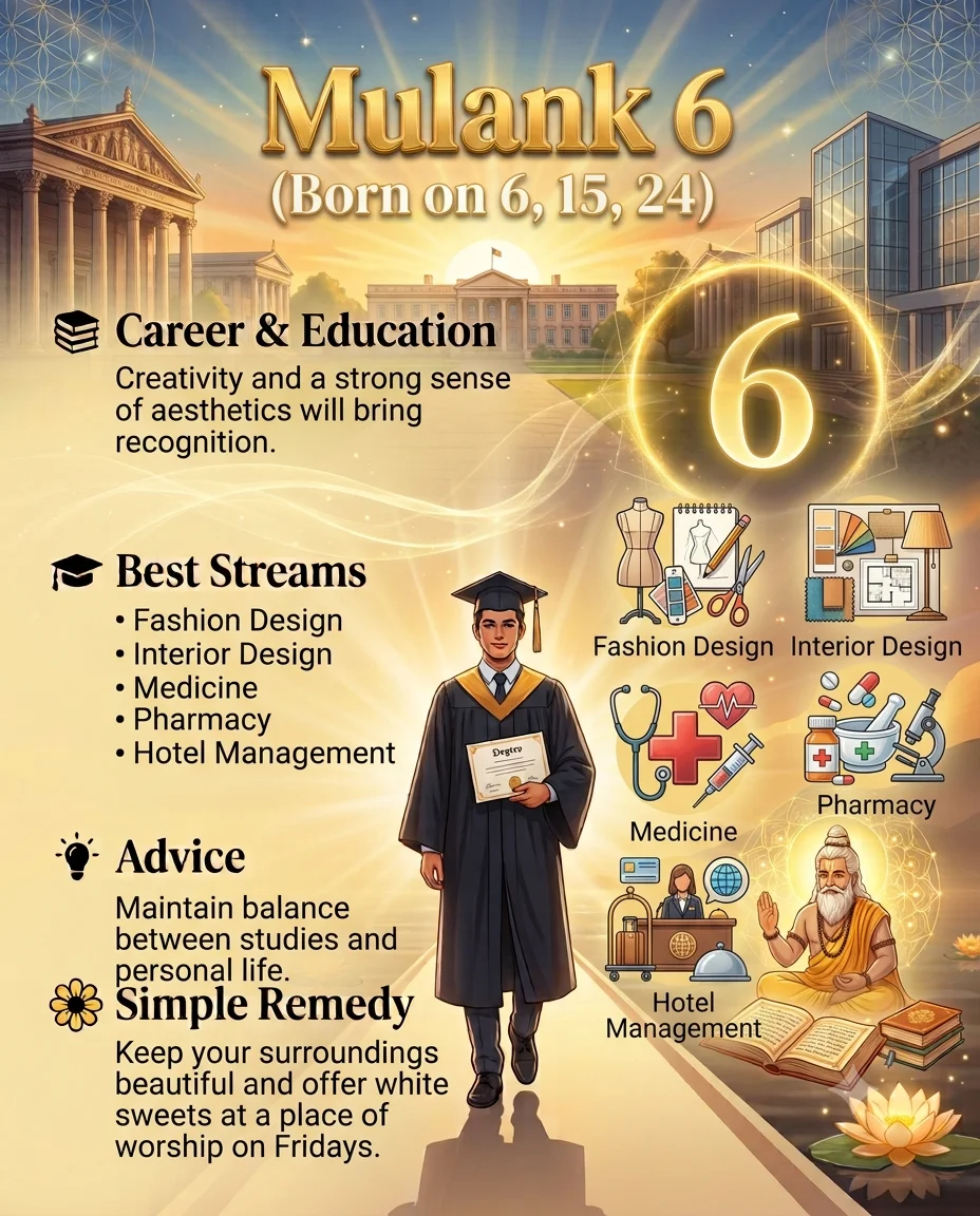 numerology mulank 6