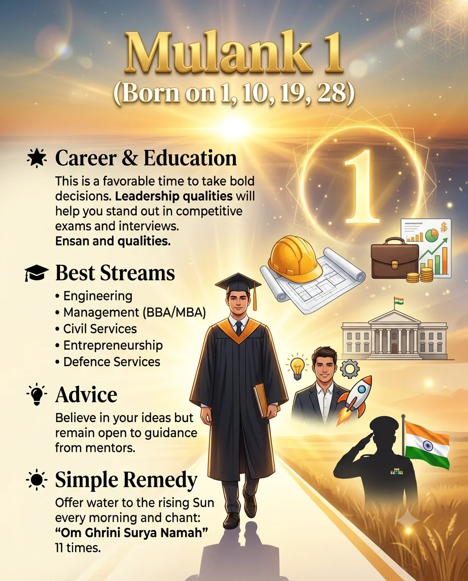 Numerology mulank 1