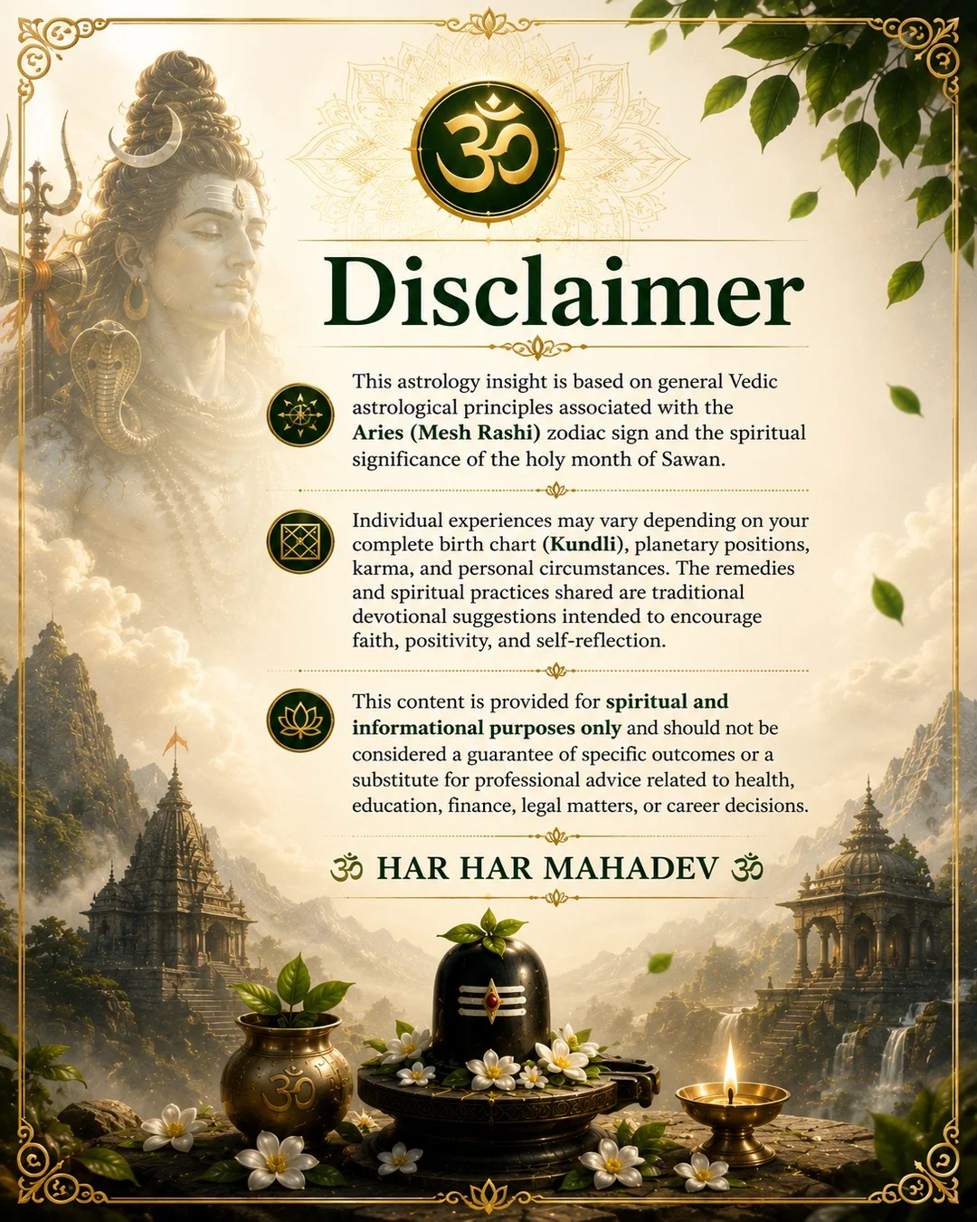 Disclaimer Aapbiti Astrology