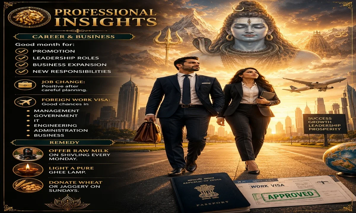 Leo Professional Insights Career and Business Sawan 2026