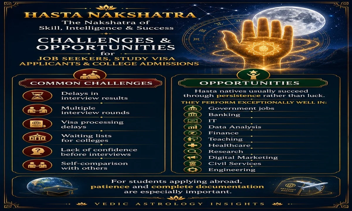 Hasta Nakshatra Challenges and Opportunities Job Seekers Visa Applicants