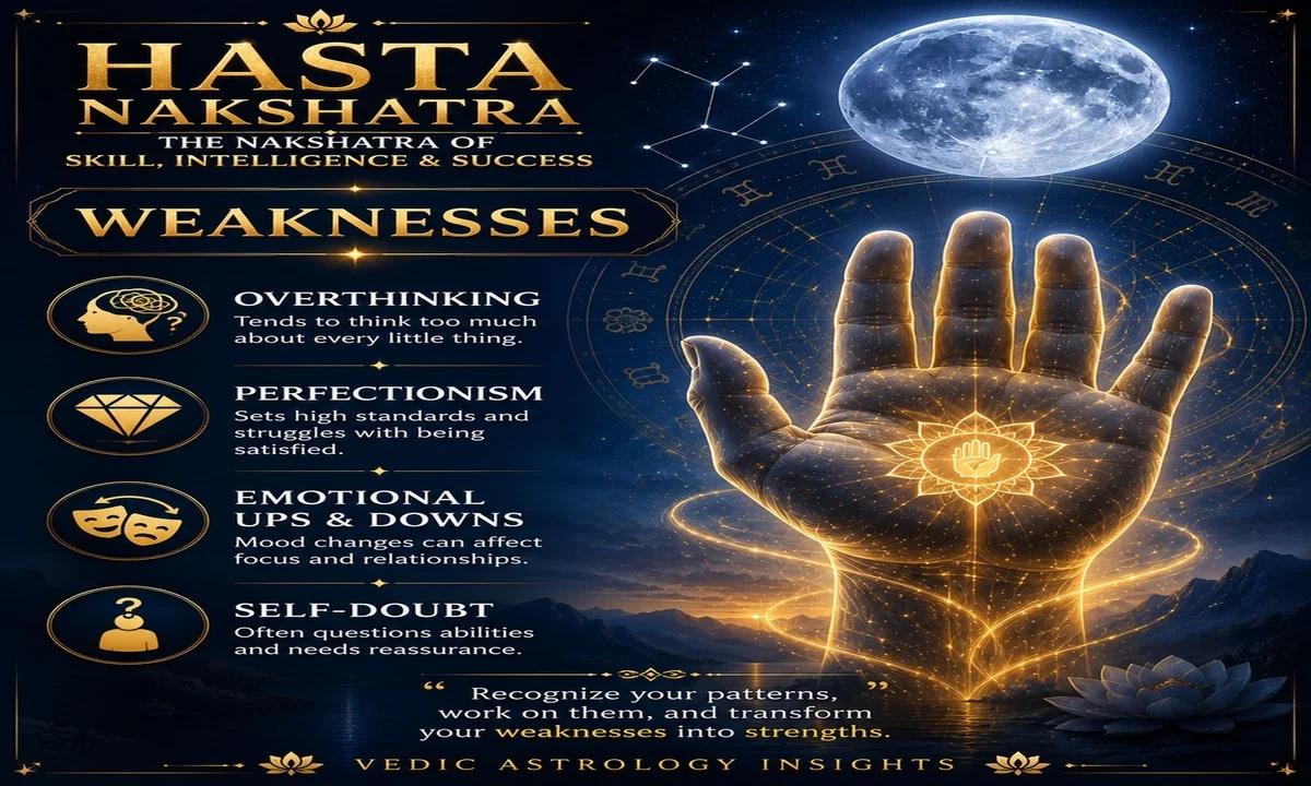 Strengths and Weaknesses of Hasta Nakshatra