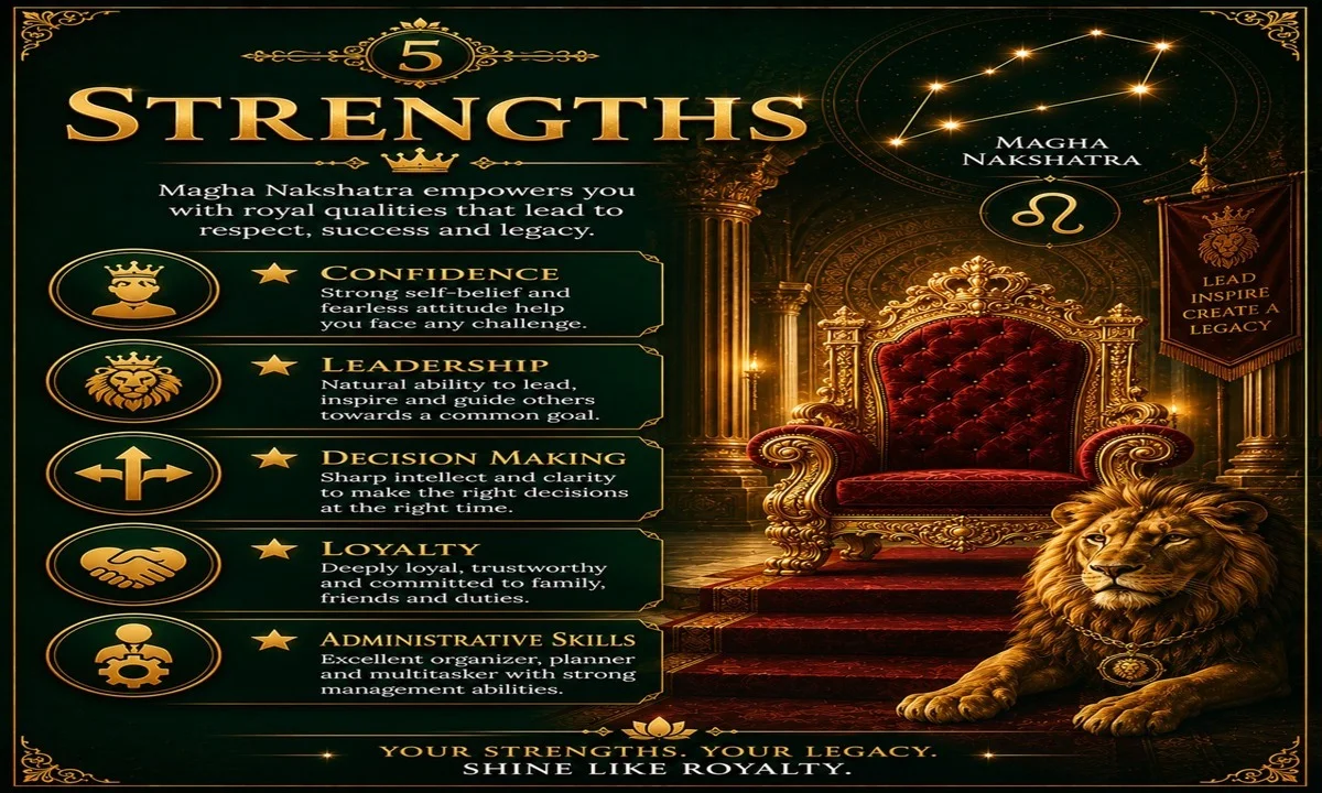 Magha Nakshatra Strengths and Qualities
