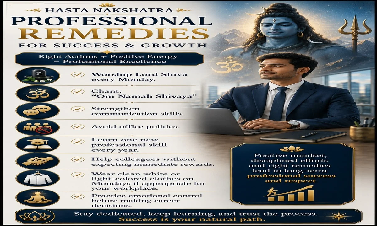 Hasta Nakshatra Professional Remedies for Success