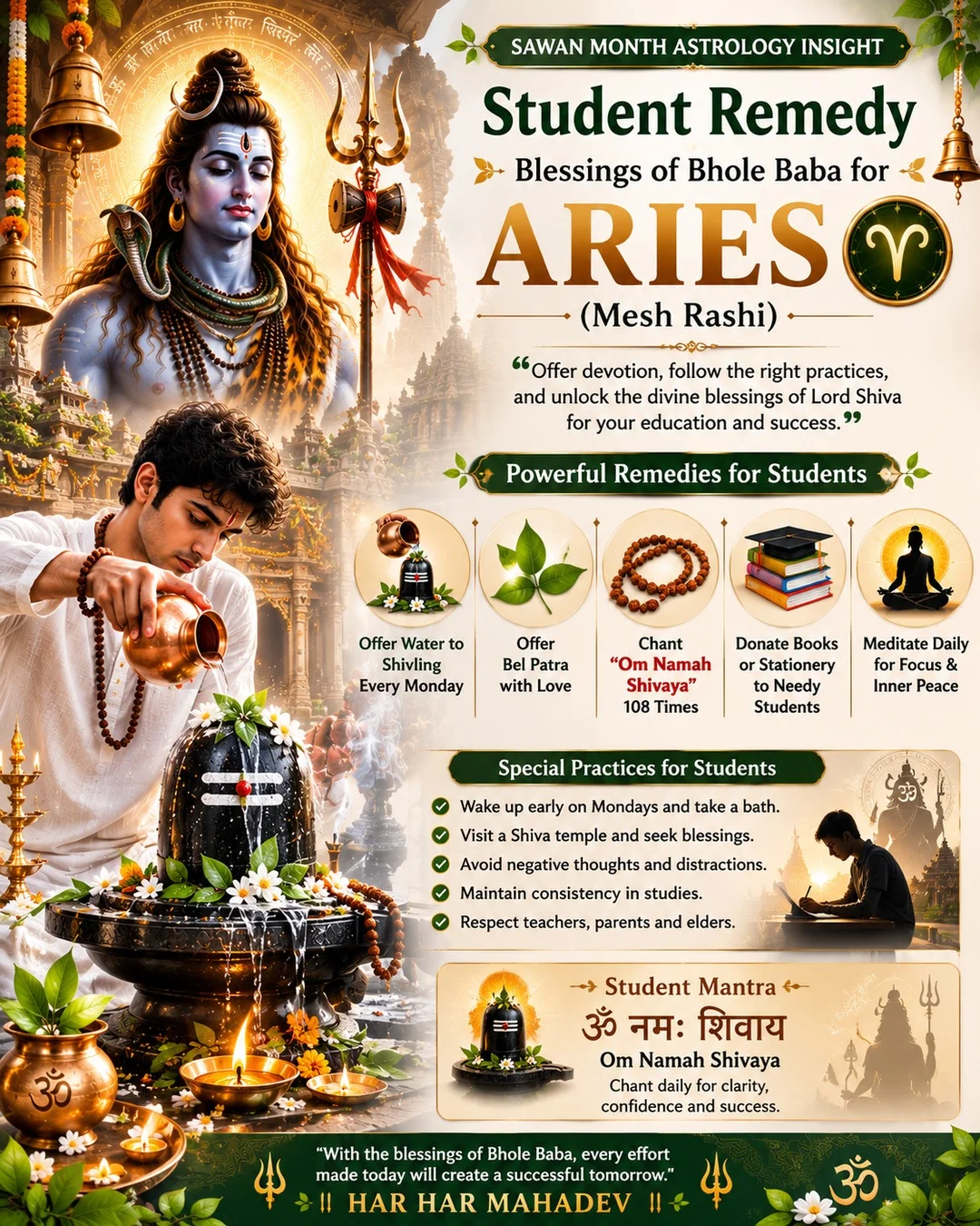 Powerful Remedies for Aries Students