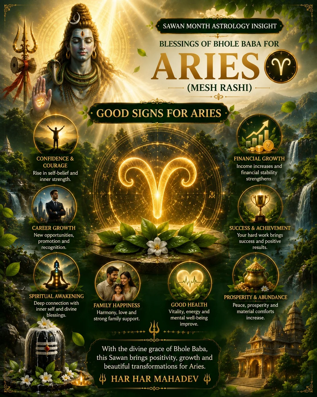 Good Signs for Aries Mesh Rashi
