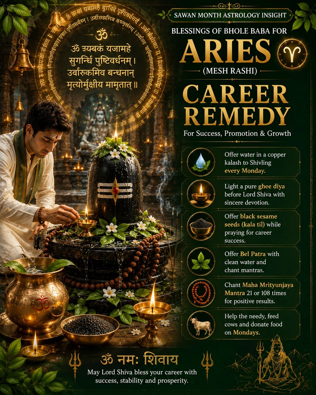 Career Remedy for Aries Success