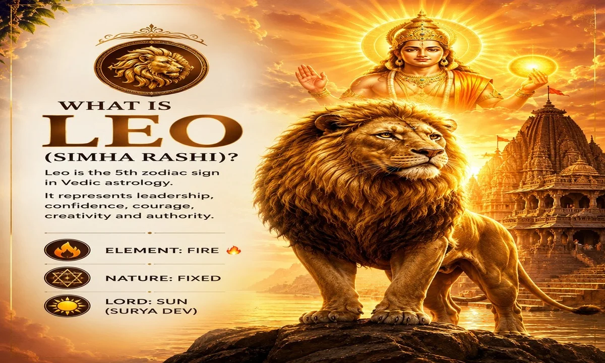 What is Leo Simha Rashi Element Fire Lord Sun