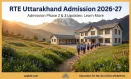 RTE Uttarakhand Admission 2026-27 Online Application and Eligibility
