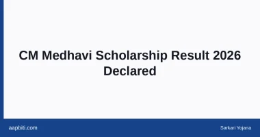 Medhavi scholarship