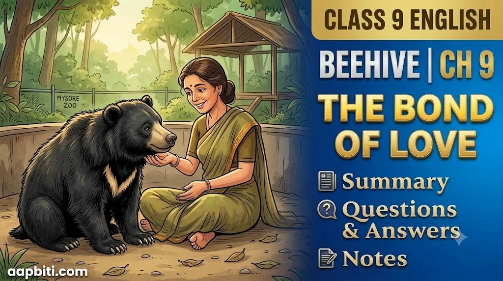 The Bond of Love Class 9 English Chapter Summary and Notes