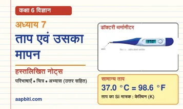 class-6-science-chapter-7-taap-evam-uska-mapan-notes-hindi