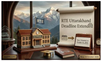 RTE Uttarakhand admission last date extended 10 October 2026 notification on portal